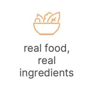 Real food, real ingredients